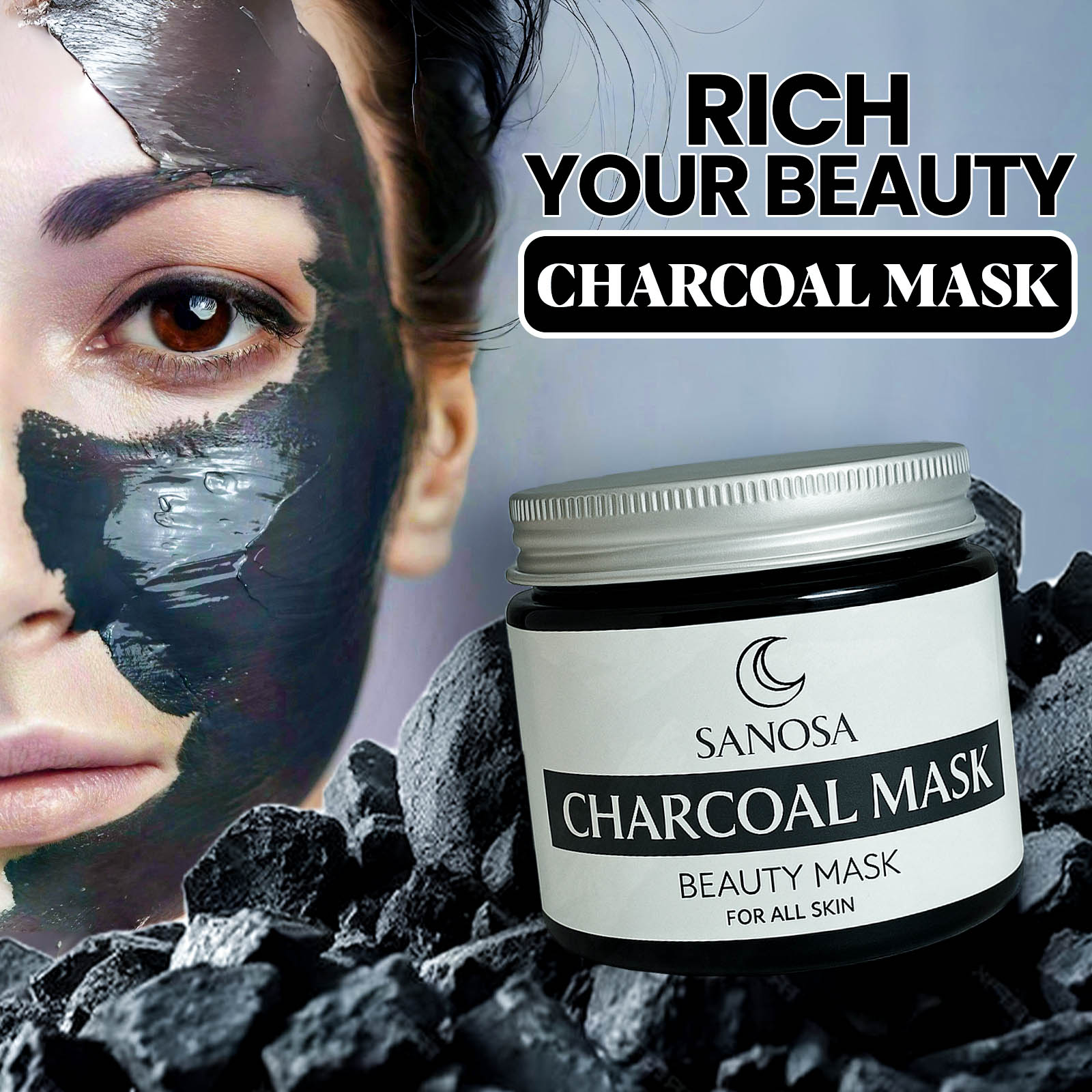 SANOSA Deep Purify Charcoal Mask