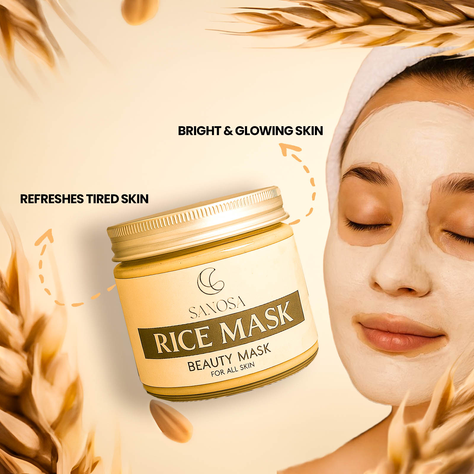 SANOSA Radiant Rice Glow Mask